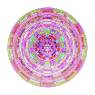 Tabla De Cortar Patrón de mosaico abstracto #8