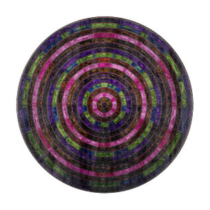 Tabla De Cortar Patrón de mosaico abstracto #9