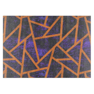 Tabla De Cortar Patrón de mosaico de Halloween