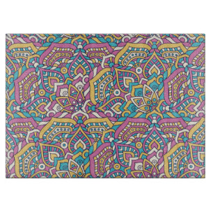 Tabla De Cortar Patrón de mosaico de Mandala