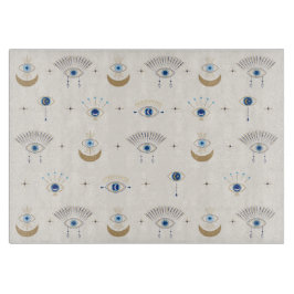 Tabla De Cortar Patrón de ojos malvados