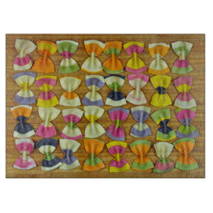 Tabla De Cortar Patrón de pasta arcoiris