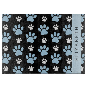 Tabla De Cortar Patrón De Patas, Patas Azules, Patas De Perro, Tu 