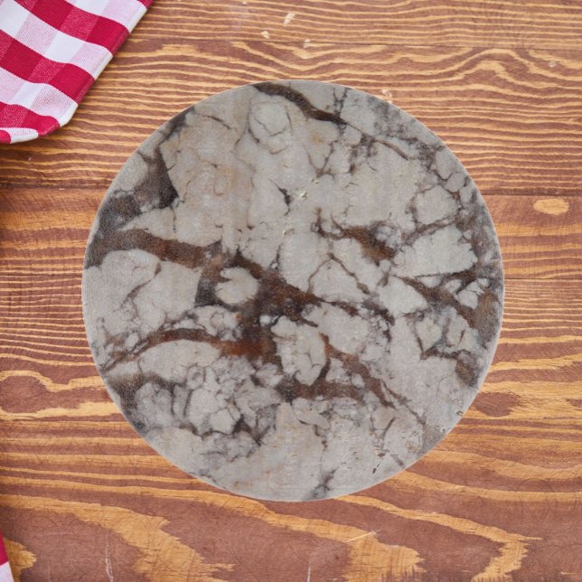 Tabla De Cortar Patrón de Piedra de Mármol Blanco (In Situ)