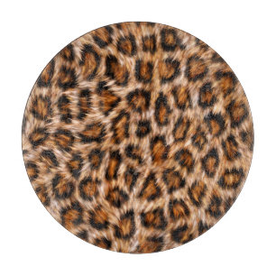 Tabla De Cortar Patrón de piel marrón de gato leopardo de Jaguar-2