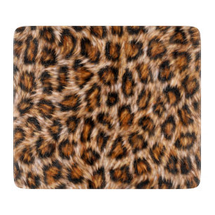 Tabla De Cortar Patrón de piel marrón de gato leopardo de Jaguar-2