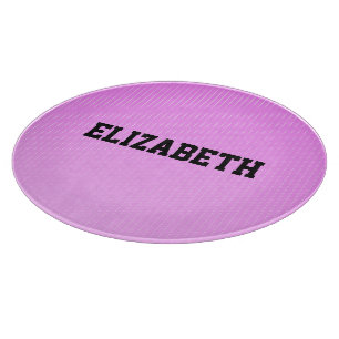 Tabla De Cortar Patrón de puntos blancos rosados