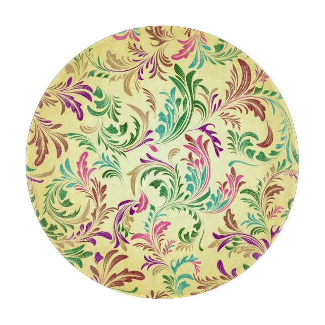 Tabla De Cortar Patrón de ramas Diseño-78466 (Anverso)