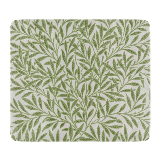 Tabla De Cortar Patrón de ramas verdes frondosas (Anverso)