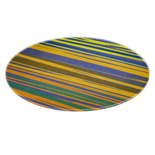 Tabla De Cortar Patrón de rayas coloridas abstractas
