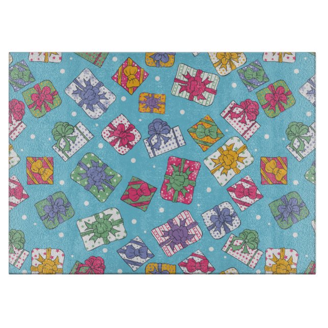 Tabla De Cortar patrón de regalos de los navidades (Anverso)