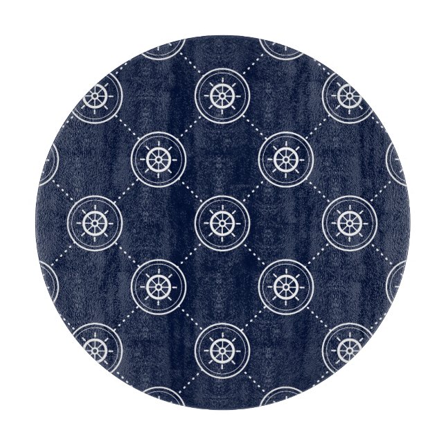 Tabla De Cortar Patrón De Ruedas Del Capitán (Anverso)