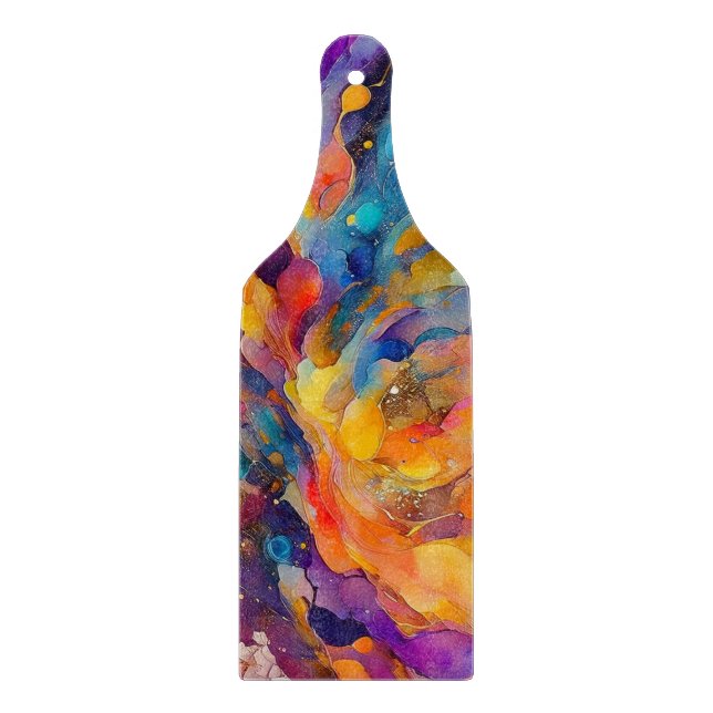 Tabla De Cortar Patrón de salpicaduras de pintura 2 (Anverso)