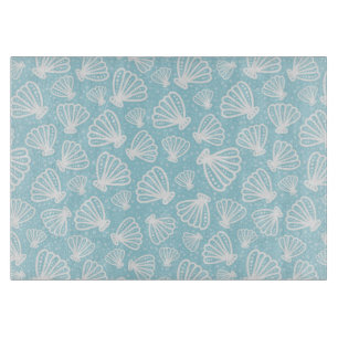 Tabla De Cortar Patrón de shell de verano