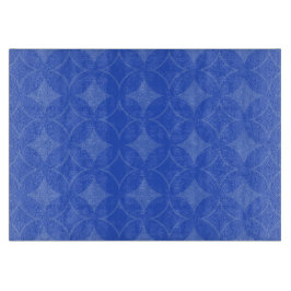Tabla De Cortar Patrón de shippo azul real