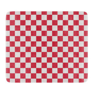 Tabla De Cortar Patrón de tablero de ajedrez de espuma de arándano
