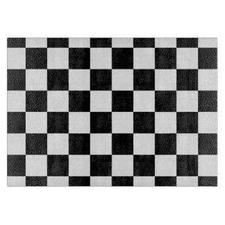 Tabla De Cortar Patrón de tablero de mandos de contraste negro/bla