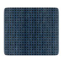 Patrón de Tejido Azul Negro