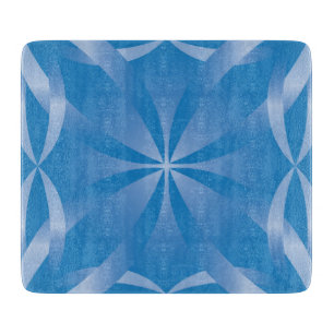 Tabla De Cortar patrón de topacio azul
