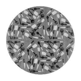 Tabla De Cortar Patrón de utensilios de cocina