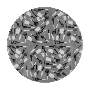 Tabla De Cortar Patrón de utensilios de cocina