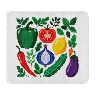 Tabla De Cortar patrón de vegetales