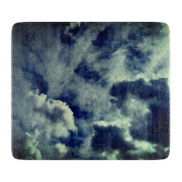 Tabla De Cortar Patrón en las nubes