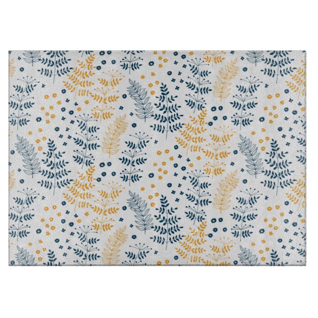 Tabla De Cortar Patrón floral (Anverso)