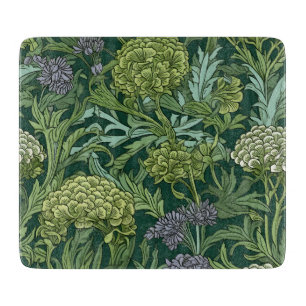 Tabla De Cortar Patrón floral sin costuras al estilo de William Mo