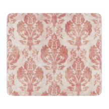 Patrón Floral Vintage Acuarela Damask Rosa