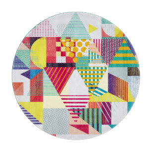 Tabla De Cortar Patrón geométrico decorativo, abstracto y sin fisu