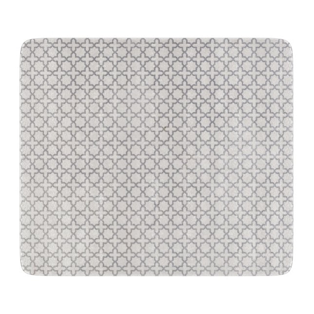 Tabla De Cortar Patrón geométrico islámico beige (Anverso)