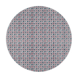 Tabla De Cortar Patrón geométrico Kaleidoscope Rosa