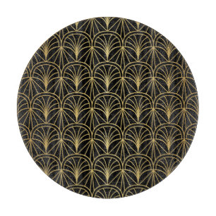 Tabla De Cortar Patrón geométrico minimalista Art Deco