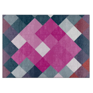 Tabla De Cortar Patrón geométrico moderno mosaico 10
