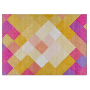 Tabla De Cortar Patrón geométrico moderno mosaico 8