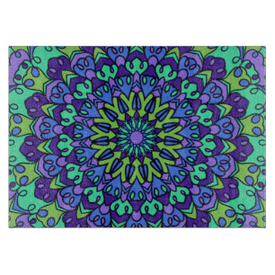 Tabla De Cortar Patrón Geométrico Vintage Trendy Cute