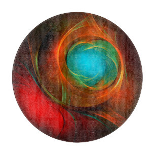 Tabla De Cortar Patrón Guay de Bella Artes de resumen moderno de o