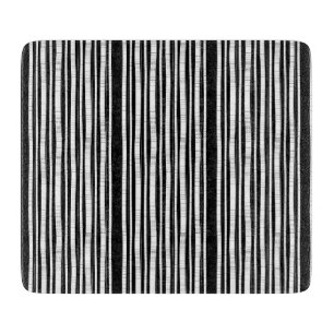 Tabla De Cortar Patrón Moderno de Rayas Verticales