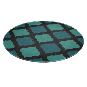 Tabla De Cortar Patrón mosaico al estilo árabe