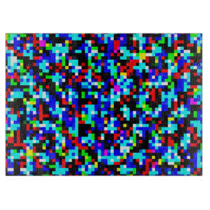 Tabla De Cortar Patrón multicolor