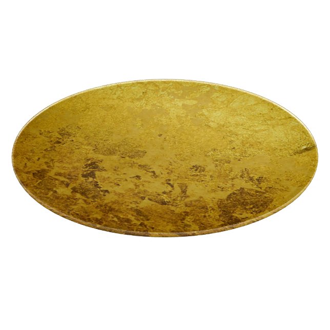 Tabla De Cortar Patrón ORO PURO / hoja de oro (Borde)