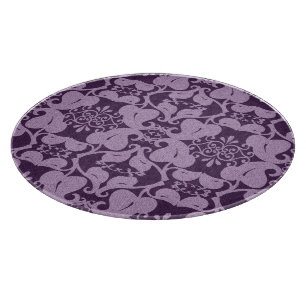 Tabla De Cortar Patrón púrpura elegante