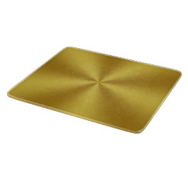 Tabla De Cortar Patrón radial de oro Faux moderno