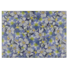 Tabla De Cortar Patrón sin costura de Columbines