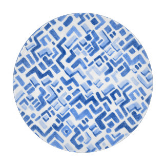 Tabla De Cortar Patrón sin soldadura de color de agua geométrico a