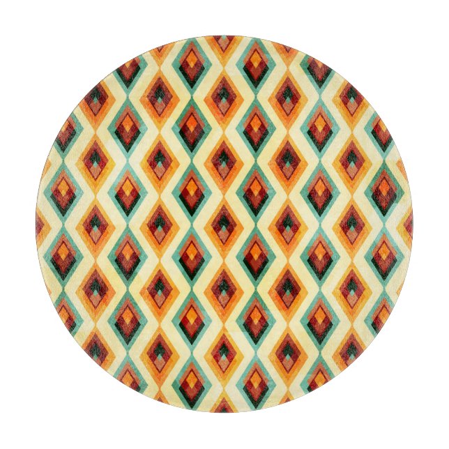 Tabla De Cortar Patrón sin soldadura de rastrillo de diamantes de  (Anverso)