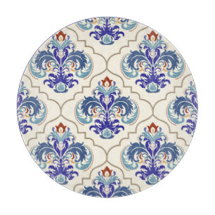 Tabla De Cortar Patrón turco colorido: Belleza sin fin.