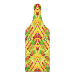 Tabla De Cortar Patrón verde y marrón