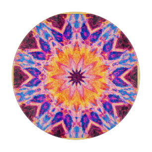 Tabla De Cortar Patrón vibrante arte de poder